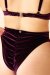 Lunalae Shorts High Cut Basic Plum L