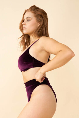 Lunalae Top May Velvet Plum L
