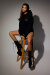 REV ACTIV Hoodie Premium For Pole Dancer Schwarz L
