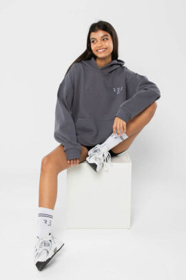 REV ACTIV Hoodie Premium Innocent Girl With Pleasers On Grau XS