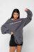 REV ACTIV Hoodie Premium Innocent Girl With Pleasers On Grau L