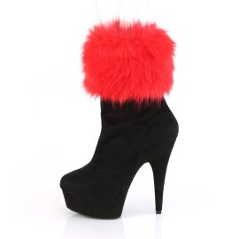 Pleaser DELIGHT-1000 Plateau Stiefeletten künstliches Wildleder EU-40 / US-10
