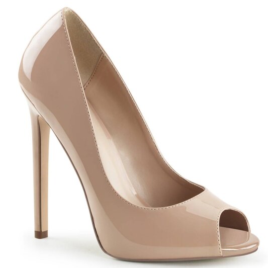 Pleaser SEXY-42 Pumps Lack Beige EU-38 / US-8