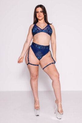 AMBR Designs Sculp Crop Top Bella M