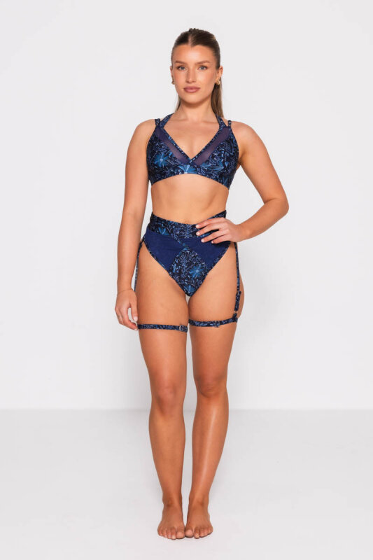 AMBR Designs Mesh Highs Shorts Bella L