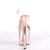 Pleaser Sandalette FLAMINGO-808 Transparent Rose-Gold Chrom EU-38 / US-8