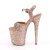 Pleaser Sandalette FLAMINGO-810LG Rose-Gold Glitter EU-37 / US-7