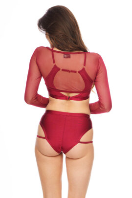 Bandurska Mesh Top Rouge L