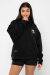 REV ACTIV Hoodie Premium Nobody Knows Im  A Pole Dancer Schwarz