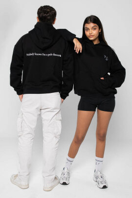 REV ACTIV Hoodie Premium Nobody Knows Im  A Pole Dancer Schwarz XS