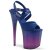 Pleaser Sandalette FLAMINGO-822T Blau Lila EU-35 / US-5