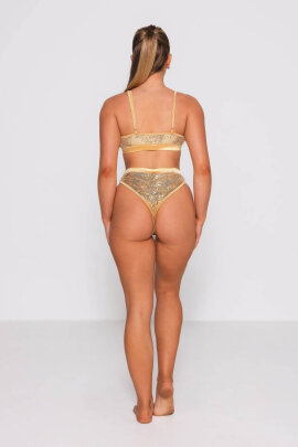 AMBR Designs Super Highs Shorts  Champagne Luxe L