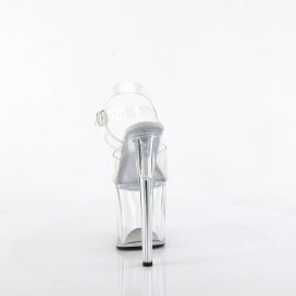 Pleaser NAUGHTY-808 Plateau Sandaletten Transparent EU-38 / US-8