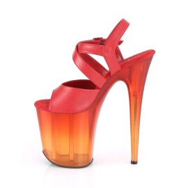 Pleaser Sandalette FLAMINGO-822T Rot EU-35 / US-5