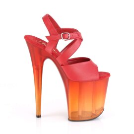 Pleaser Sandalette FLAMINGO-822T Rot EU-35 / US-5