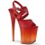 Pleaser Sandalette FLAMINGO-822T Rot EU-35 / US-5
