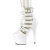 Pleaser ADORE-1013MST Plateau Stiefeletten Lack Weiß EU-40 / US-10