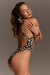 Shark Polewear Bodysuit Benita Leopard