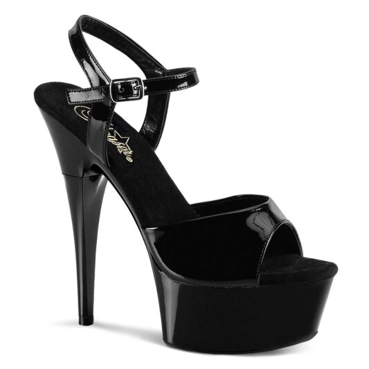 Pleaser Sandalette CAPTIVA-609 Schwarz EU-38 / US-8