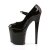 Pleaser Sandalette FLAMINGO-887FH Schwarz Rot EU-35 / US-5