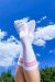 Pole Addict Socken Weiß