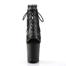 Pleaser Stiefelette FLAMINGO-896LC Schwarz EU-35 / US-5