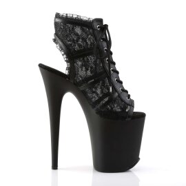 Pleaser Stiefelette FLAMINGO-896LC Schwarz EU-37 / US-7