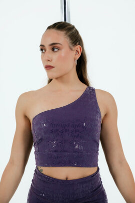 Nova Polewear Top Single Shoulder Lila M