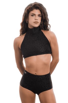 RAD Top Eve Glitter Schwarz S