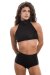 RAD Top Eve Glitter Schwarz M