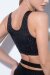 RAD Top Bahari Leopard Glitter Schwarz S