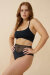 Lunalae Shorts High Waist Blake Mesh Schwarz XS