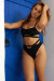 Lunalae High Waist Shorts Pipa Schwarz B-Ware