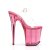 Pleaser Sandalette FLAMINGO-808T Transparent Pink EU-40 / US-10