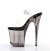 Pleaser Sandalette FLAMINGO-808T Transparent Silber Smoke EU-37 / US-7