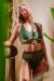 Paradise Chick Shorts Gigi Active Waldgrün XS