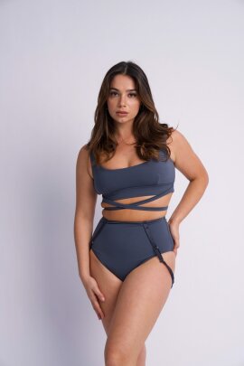 Lunalae Top Kehlani Stahlblau XL