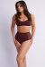 Lunalae Shorts High Waist Bellani Kakao M