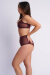 Lunalae Shorts High Waist Bellani Kakao M