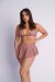 Lunalae Shorts Free Flow High Waist Roségold Lurex S