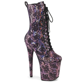 Pleaser FLAMINGO-1040SPF Plateau Stiefeletten Stoff...