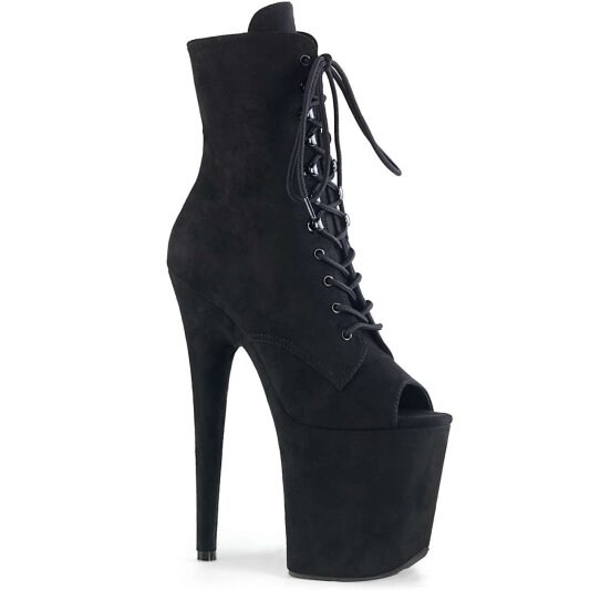 Pleaser Stiefelette FLAMINGO-1021FS Schwarz EU-36 / US-6