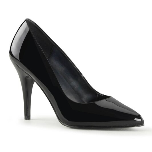 Pleaser VANITY-420 Pumps Lack Schwarz EU-37 / US-7