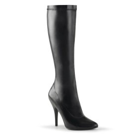 Pleaser SEDUCE-2000 Kniestiefel Kunstleder Schwarz EU-43...