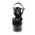 Pleaser GLEAM-609 Plateau Sandaletten Lack Schwarz EU-38 / US-8