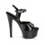Pleaser GLEAM-609 Plateau Sandaletten Lack Schwarz EU-38 / US-8