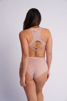Lunalae Shorts High Waist Basic Taupe