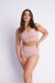 Lunalae Shorts Lure You High Waist Garter Taupe XL