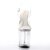 Pleaser Sandalette XTREME-808 Transparent Silber EU-38 / US-8