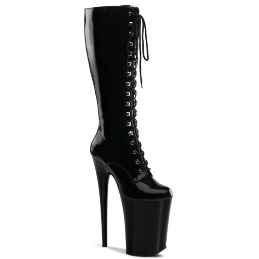 Pleaser Kniestiefel INFINITY-2020 Schwarz EU-37 / US-7